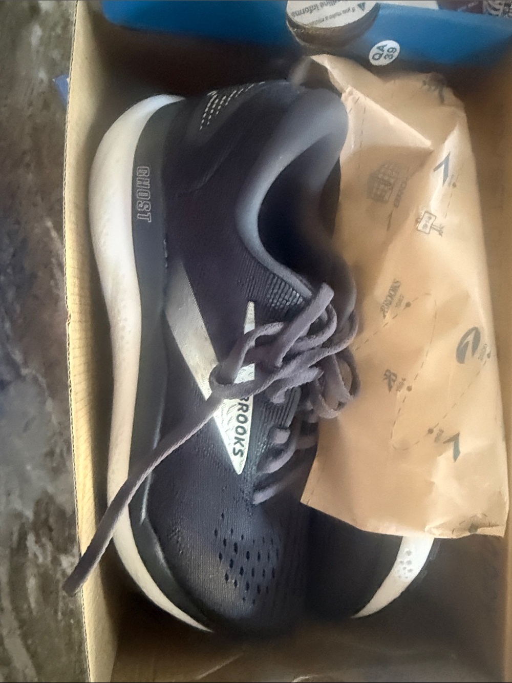 Brooks Women’s Ghost 16 Running Shoes - Black and White